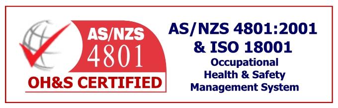 AS and NZS 4801 OH&S Logo